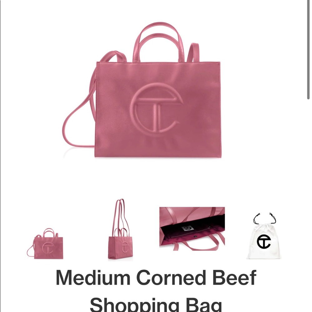 UPDATED ✨Authentic Telfar✨ Corned Beef Medium shopper!!